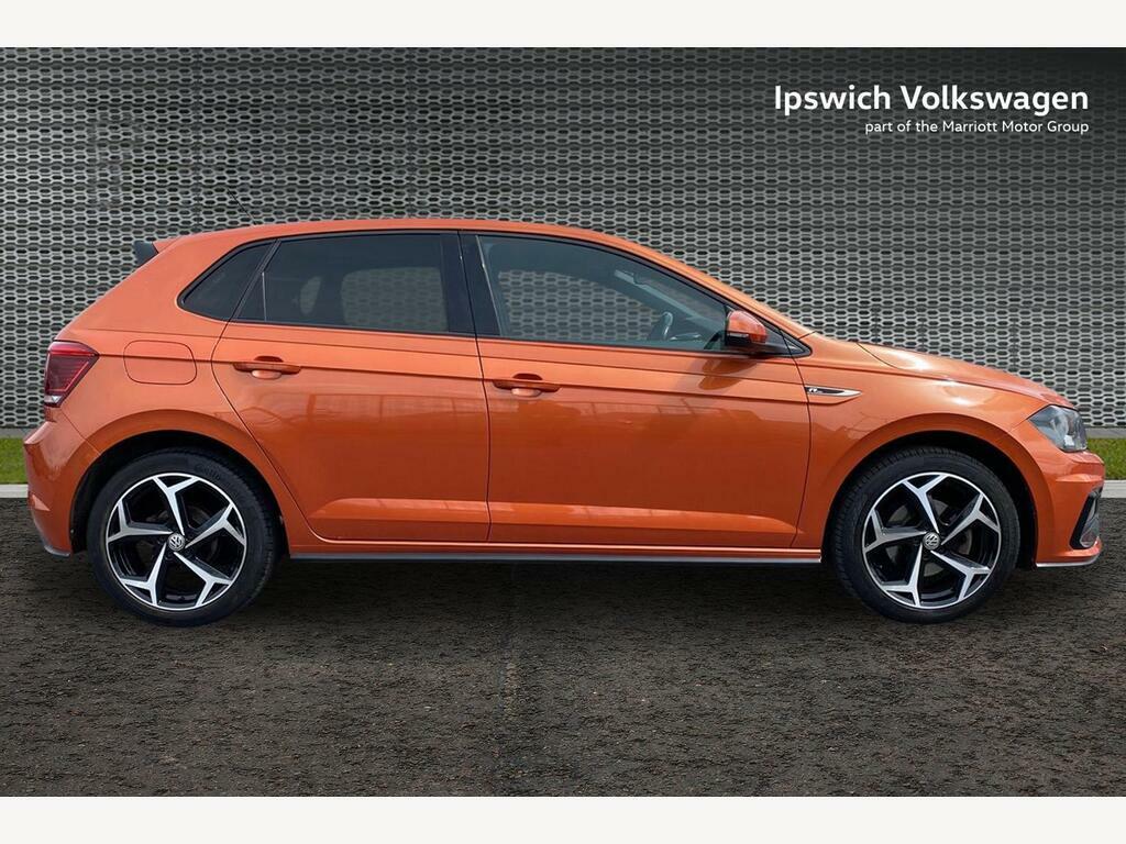 Volkswagen Polo 1.0 Tsi R-line Hatchback Dsg Euro 6 S AF21VFP Orange #4