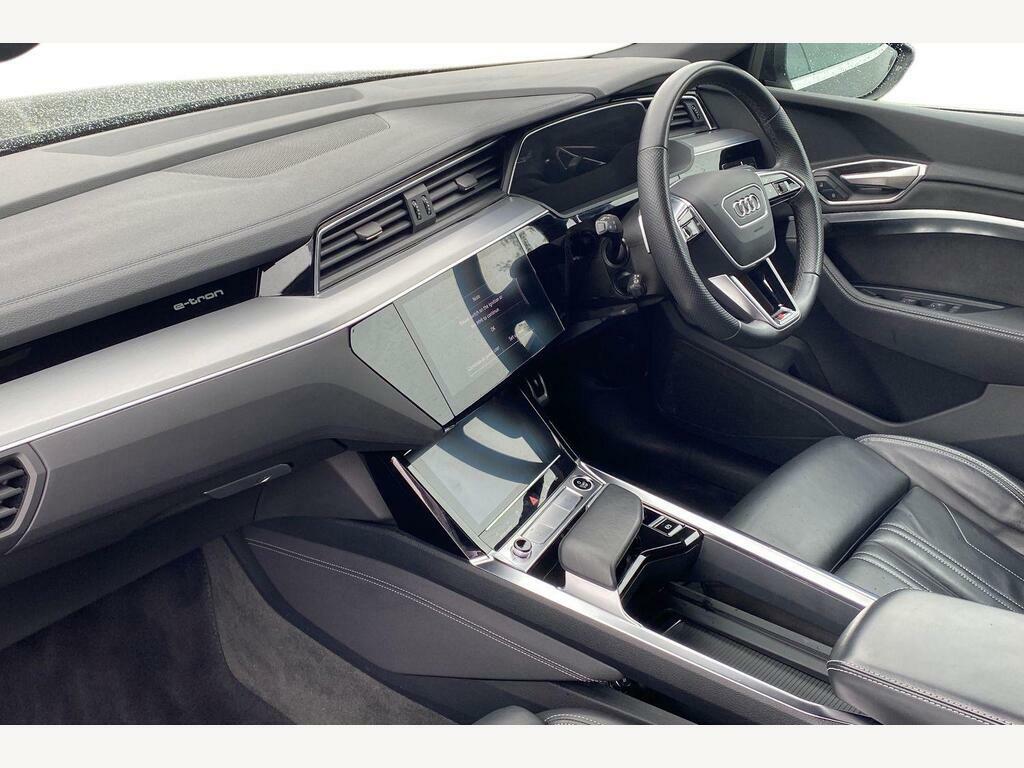 Audi Q8 e tron 50 S Line Sportback Quattro 95Kw WJ23KLE Black #2
