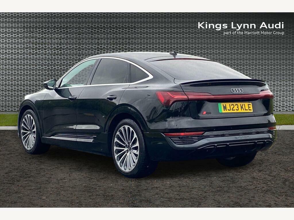 Audi Q8 e tron 50 S Line Sportback Quattro 95Kw WJ23KLE Black #3