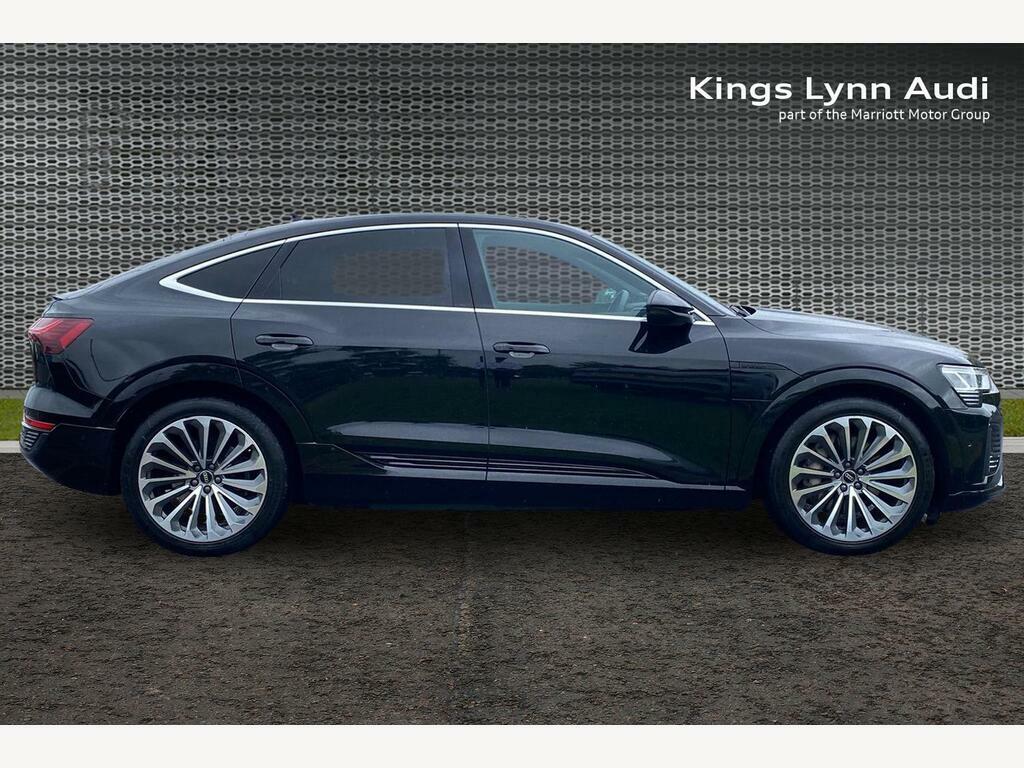 Audi Q8 e tron 50 S Line Sportback Quattro 95Kw WJ23KLE Black #4