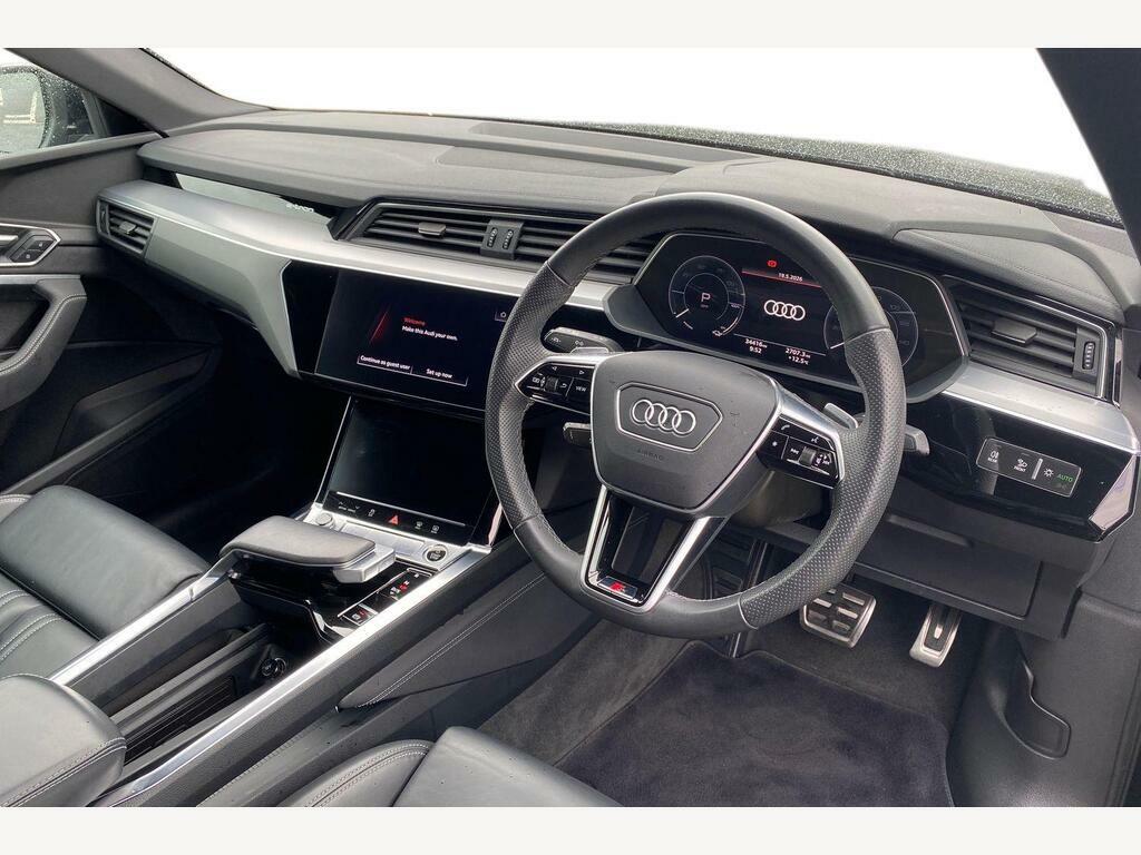Audi Q8 e tron 50 S Line Sportback Quattro 95Kw WJ23KLE Black #6
