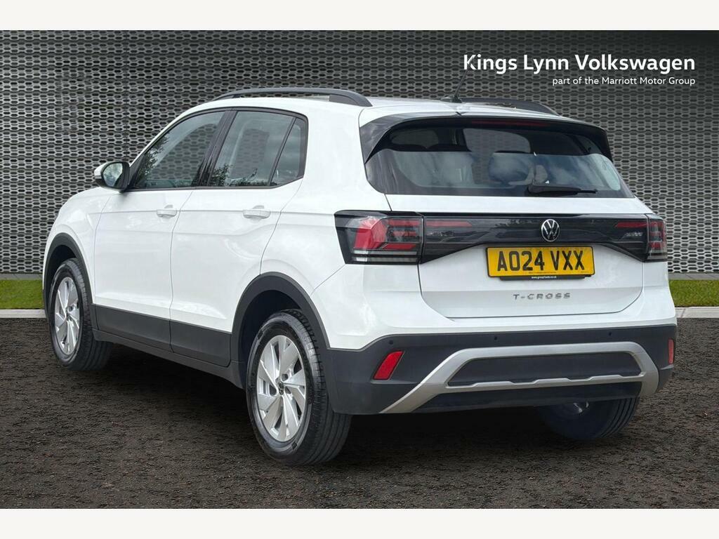 Volkswagen T-Cross 1.0 Tsi Life Suv Euro 6 Ss 9 AO24VXX White #3