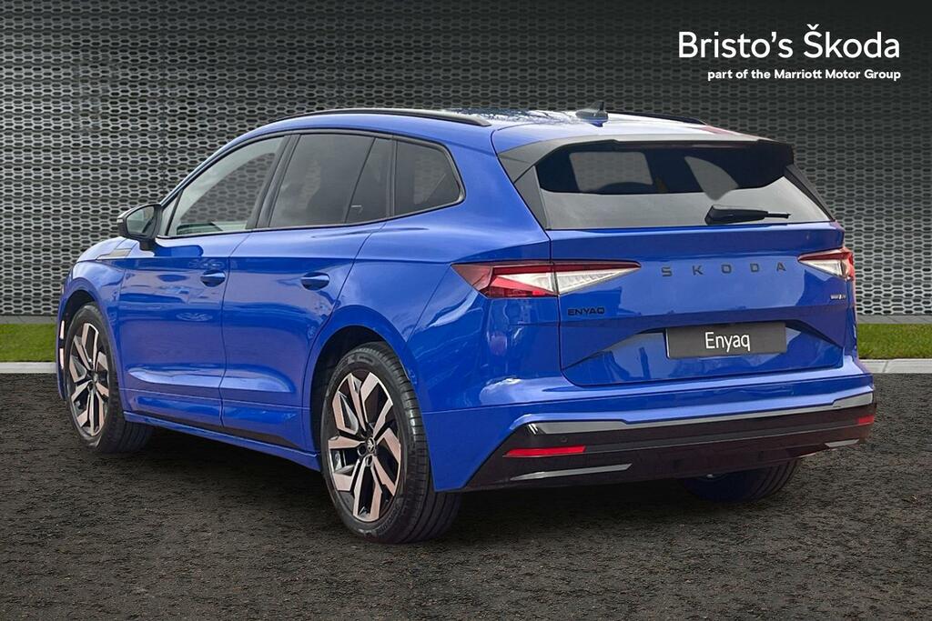 Skoda ENYAQ 82Kwh 85X Sportline Suv 4Wd 286 AV26OSA Blue #3