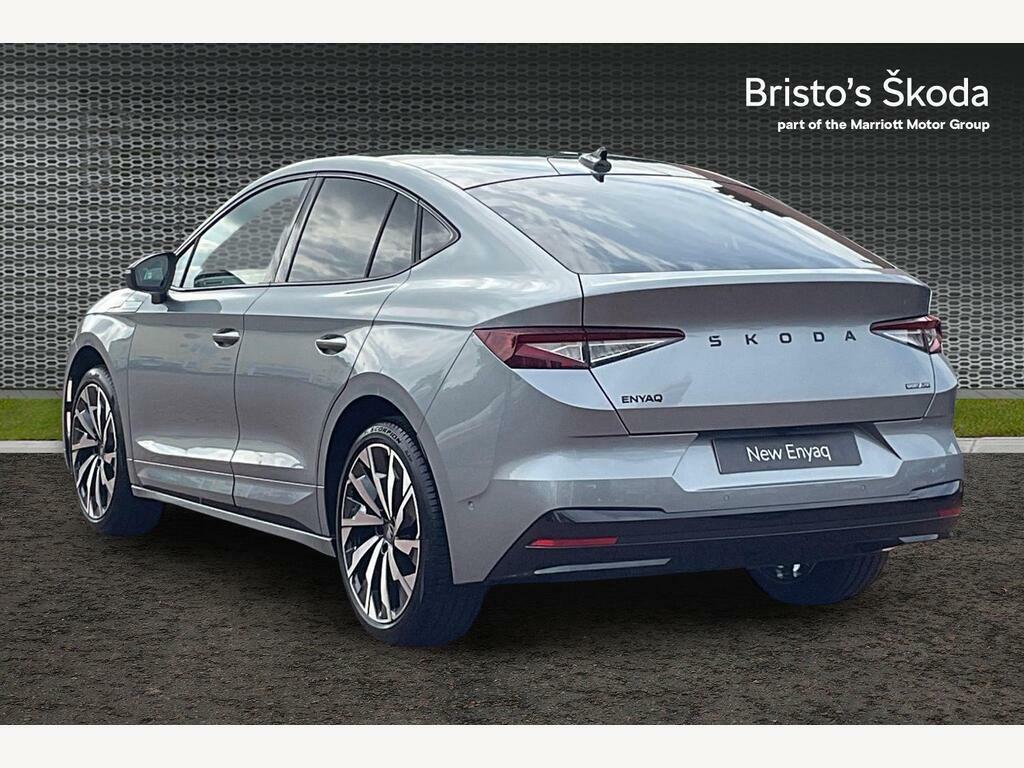 Skoda ENYAQ 82Kwh 85 Sportline Coupe Silver #3