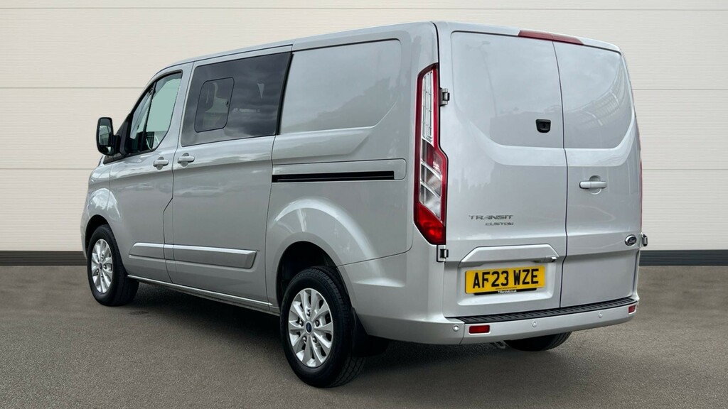 Ford Transit Custom Transit Custom 2.0 Ecoblue 130Ps Low Roof Dcab Li AF23WZE Silver #5