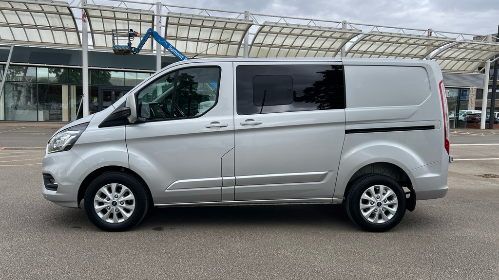 Ford Transit Custom Transit Custom 2.0 Ecoblue 130Ps Low Roof Dcab Li AF23WZE Silver #4