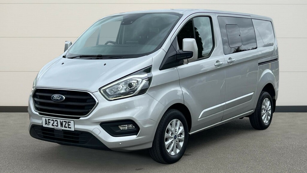 Ford Transit Custom Transit Custom 2.0 Ecoblue 130Ps Low Roof Dcab Li AF23WZE Silver #3