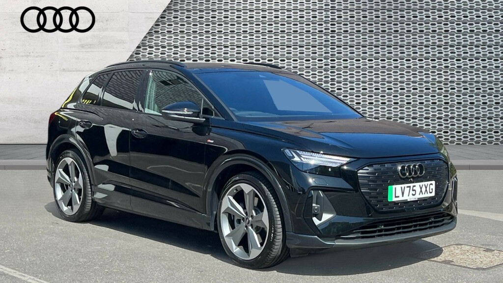 Audi Q4 E Tron Audi Q4 E-tron Estate 150Kw 40 63Kwh Black Edition Black