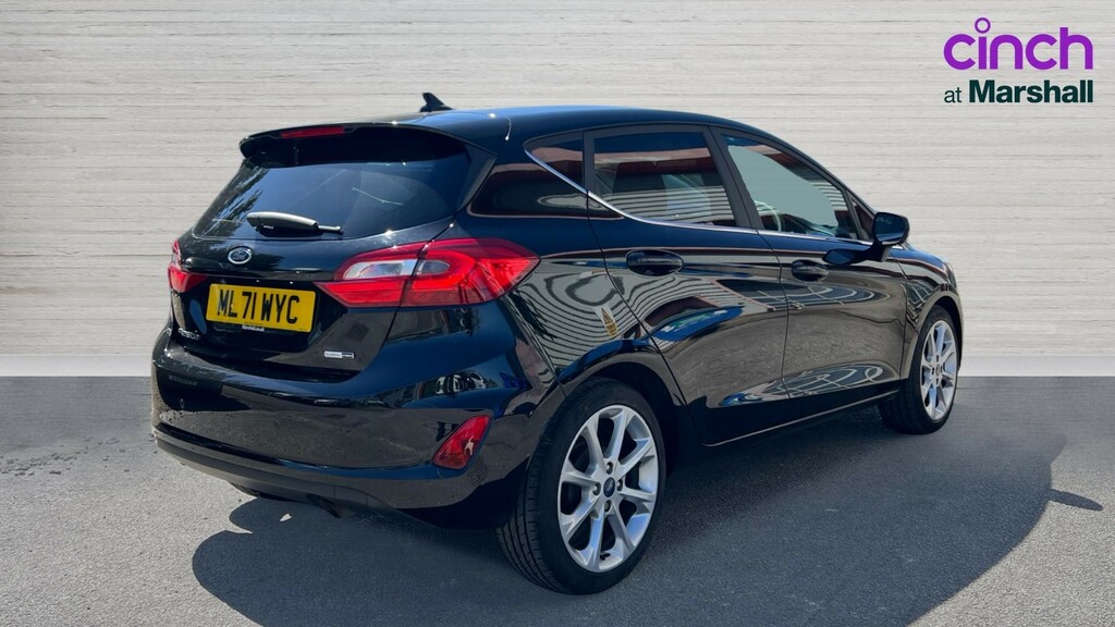 Ford Fiesta Fiesta 1.0 Ecoboost Hybrid Mhev 125 Titanium X ML71WYC Black #3