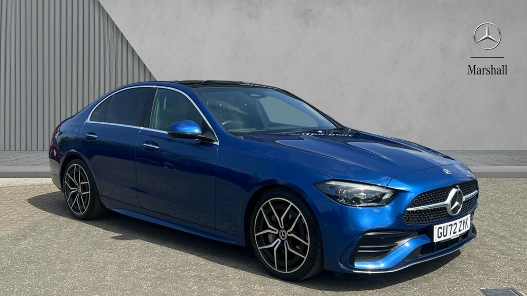 Mercedes-Benz C Class C Class C300 Amg Line Premium Plus 9G-tronic Blue