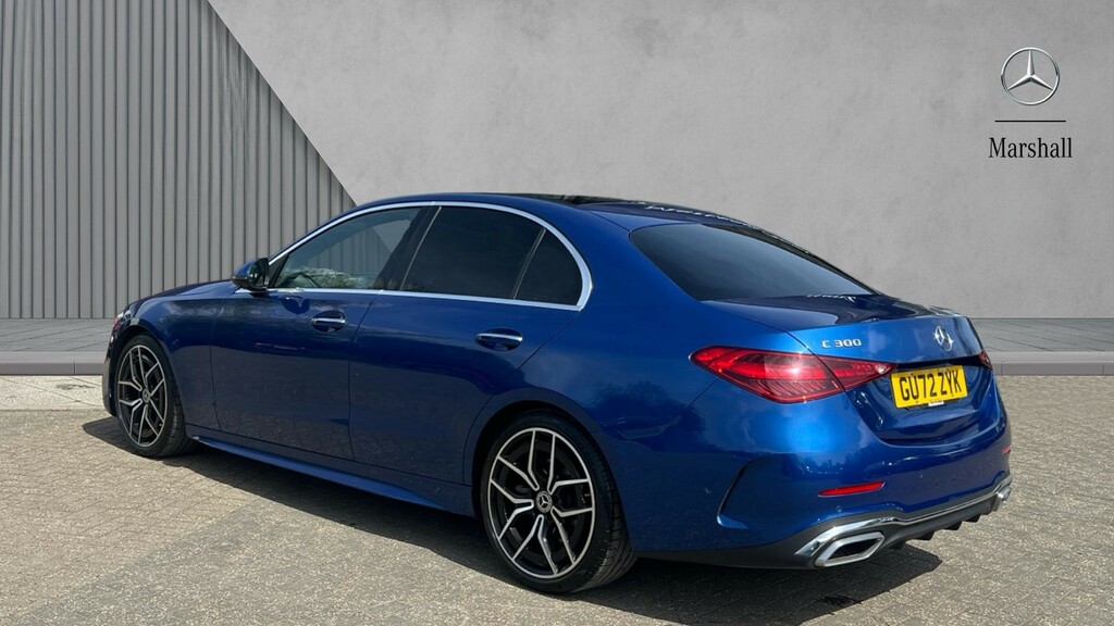 Mercedes-Benz C Class C Class C300 Amg Line Premium Plus 9G-tronic GU72ZYK Blue #2