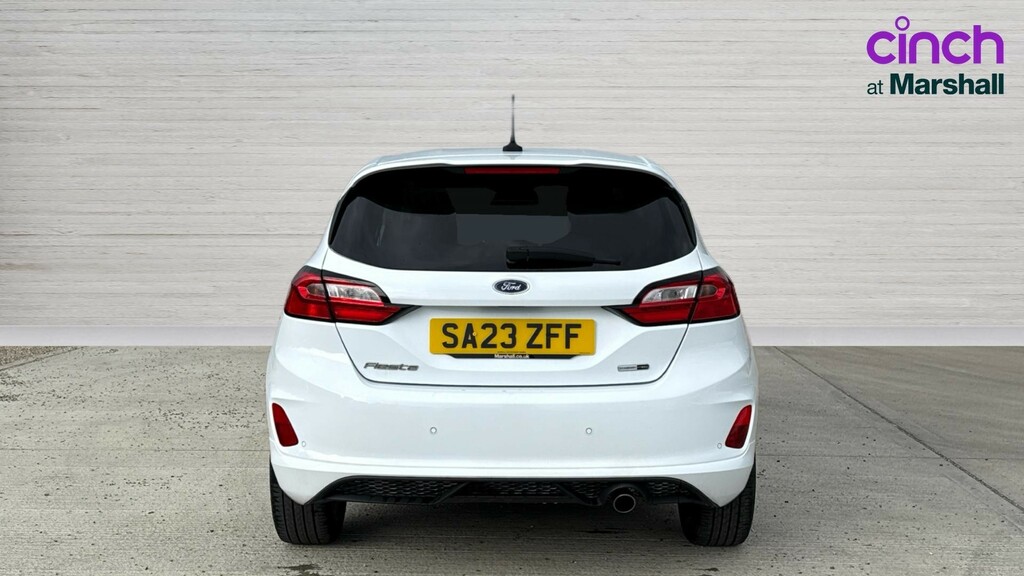 Ford Fiesta Fiesta 1.0 Ecoboost Hybrid Mhev 125 St-line SA23ZFF White #4