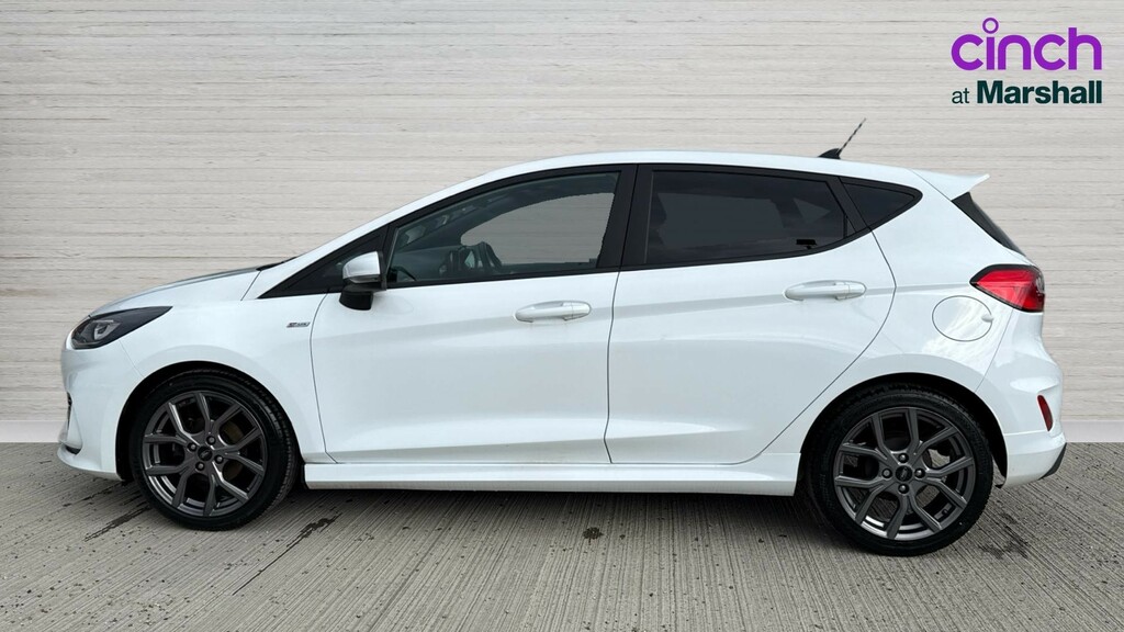 Ford Fiesta Fiesta 1.0 Ecoboost Hybrid Mhev 125 St-line SA23ZFF White #6