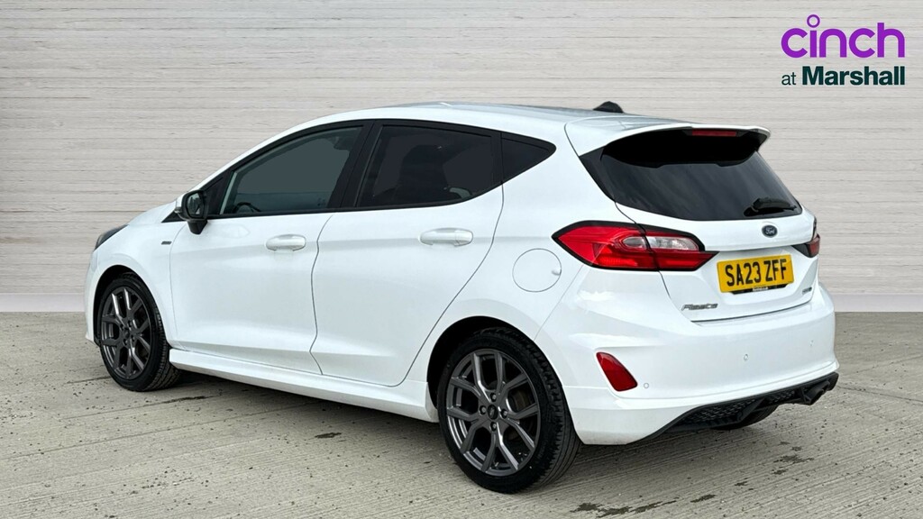Ford Fiesta Fiesta 1.0 Ecoboost Hybrid Mhev 125 St-line SA23ZFF White #5