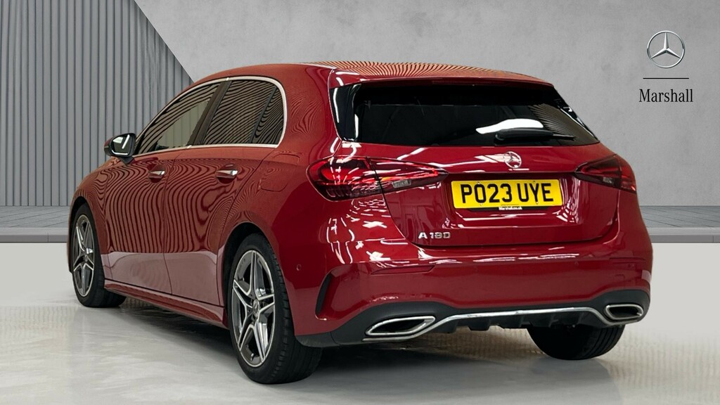 Mercedes-Benz A Class A Class A180 Amg Line Executive PO23UYE Red #2