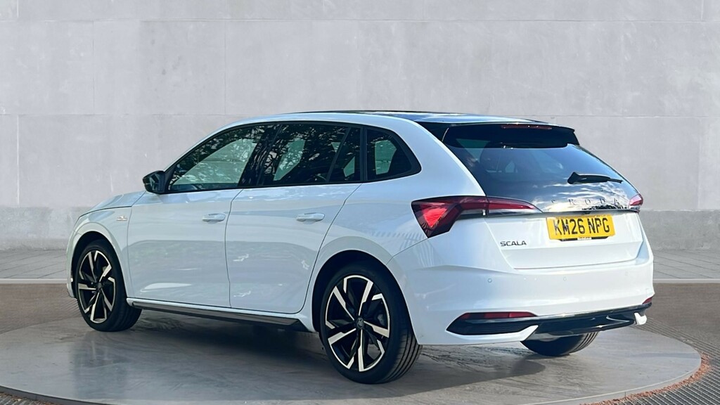 Skoda Scala Skoda Scala Hatchback 1.0 Tsi 116 Monte Carlo Edit KM26NPG White #3