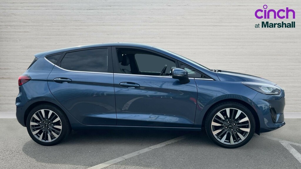 Ford Fiesta Fiesta 1.0 Ecoboost Hbd Mhev 125 Titanium X YH23KRD Blue #2