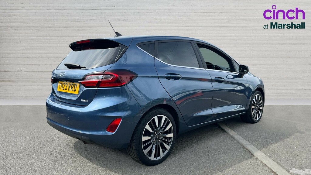 Ford Fiesta Fiesta 1.0 Ecoboost Hbd Mhev 125 Titanium X YH23KRD Blue #3