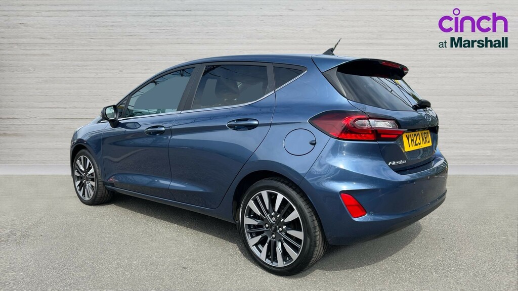 Ford Fiesta Fiesta 1.0 Ecoboost Hbd Mhev 125 Titanium X YH23KRD Blue #5
