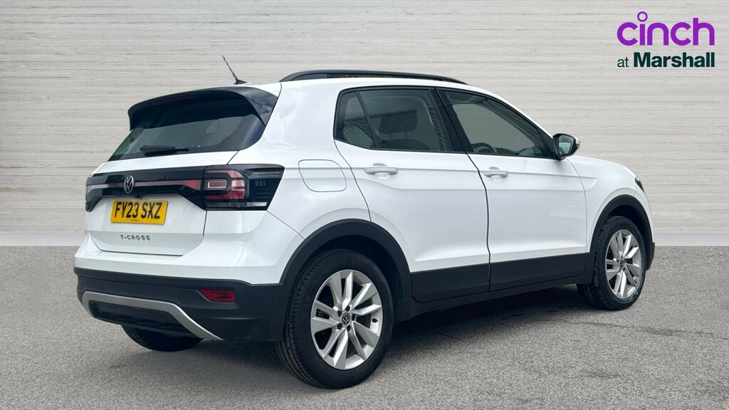 Volkswagen T-Cross T-cross 1.0 Tsi 110 Se Dsg FY23SXZ White #3