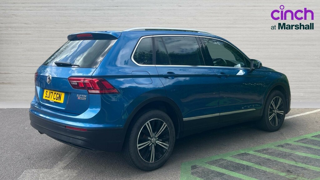 Volkswagen Tiguan Tiguan 2.0 Tdi 150 4Motion Se Nav Dsg SJ17CGN Blue #3