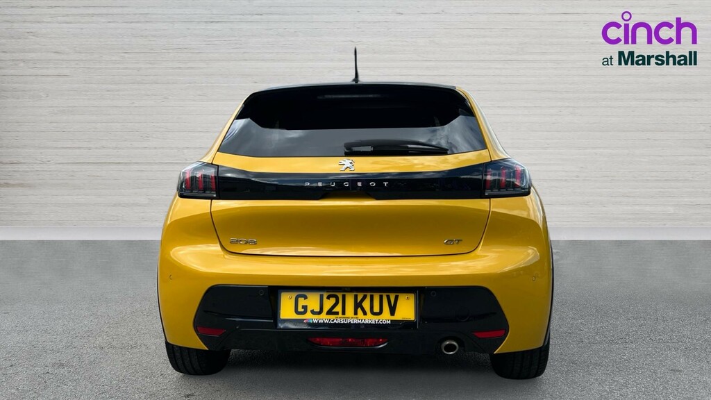 Peugeot 208 208 1.2 Puretech 100 Gt GJ21KUV Yellow #4