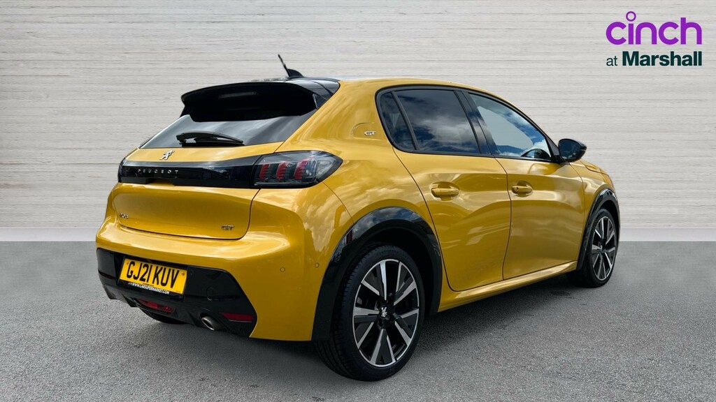 Peugeot 208 208 1.2 Puretech 100 Gt GJ21KUV Yellow #3