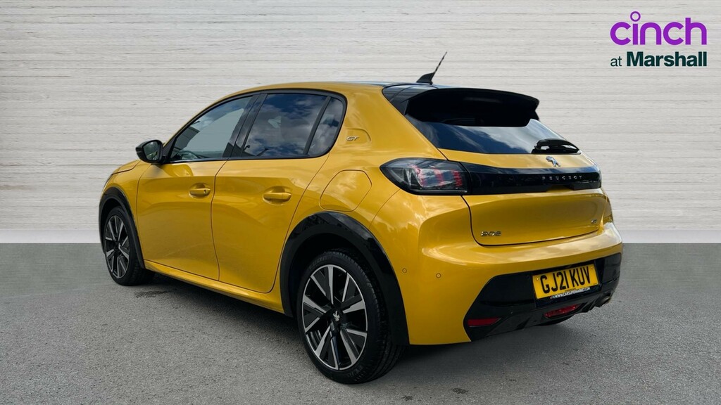 Peugeot 208 208 1.2 Puretech 100 Gt GJ21KUV Yellow #5