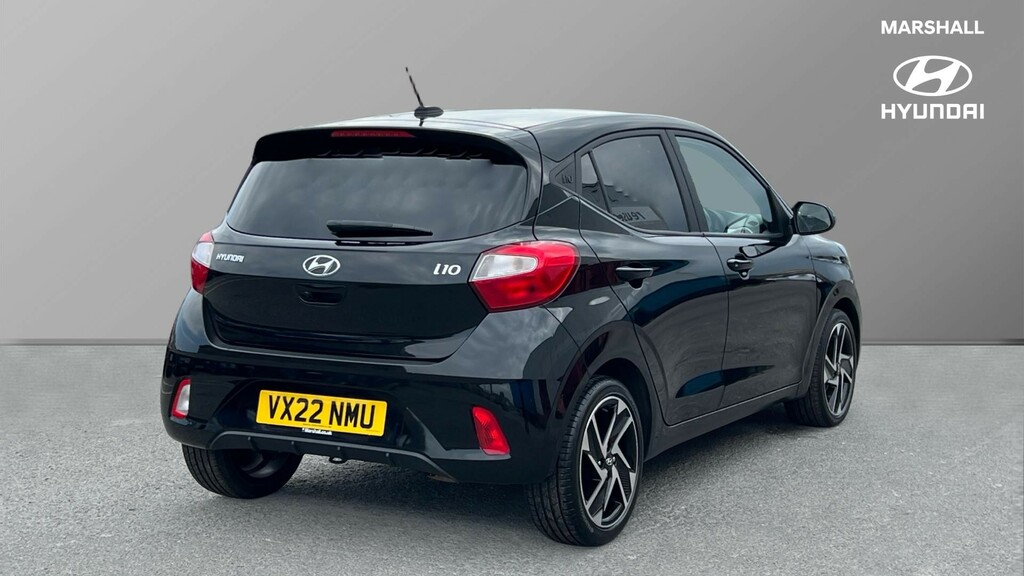 Hyundai I10 I10 1.0 Mpi Premium VX22NMU Black #3