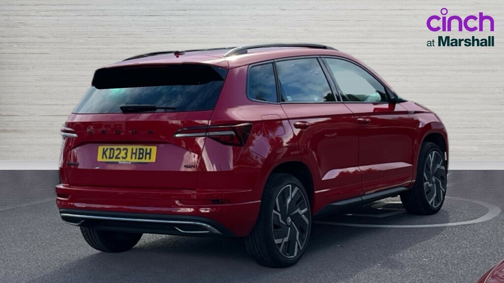 Skoda Karoq Karoq 2.0 Tsi Sportline 4X4 Dsg KD23HBH Red #3