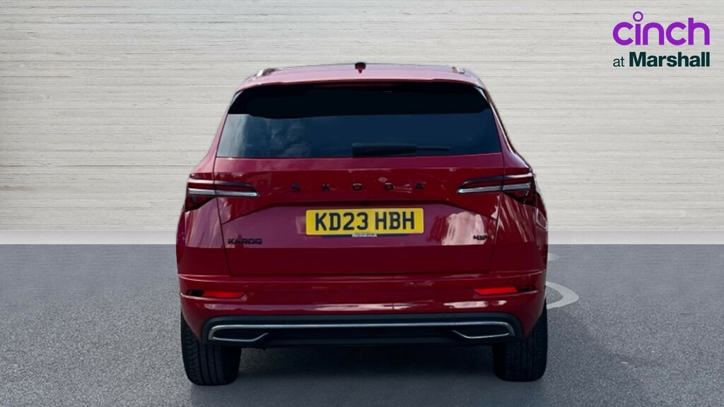 Skoda Karoq Karoq 2.0 Tsi Sportline 4X4 Dsg KD23HBH Red #4