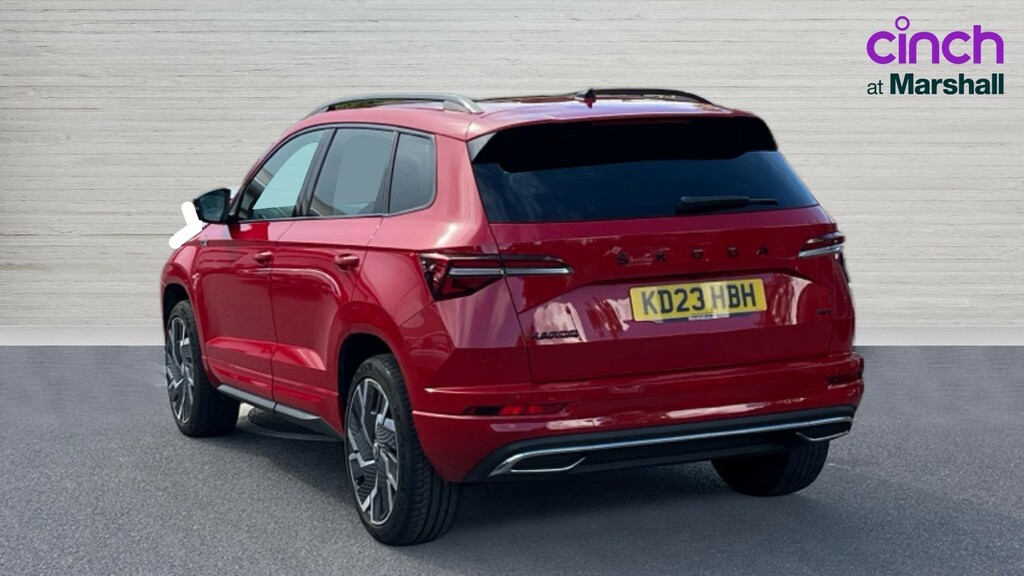 Skoda Karoq Karoq 2.0 Tsi Sportline 4X4 Dsg KD23HBH Red #5