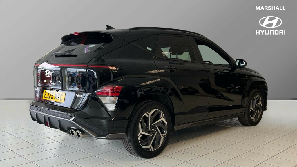 Hyundai Kona Kona 1.6 Hybrid 129 N Line Dct EJ25MVC Black #3