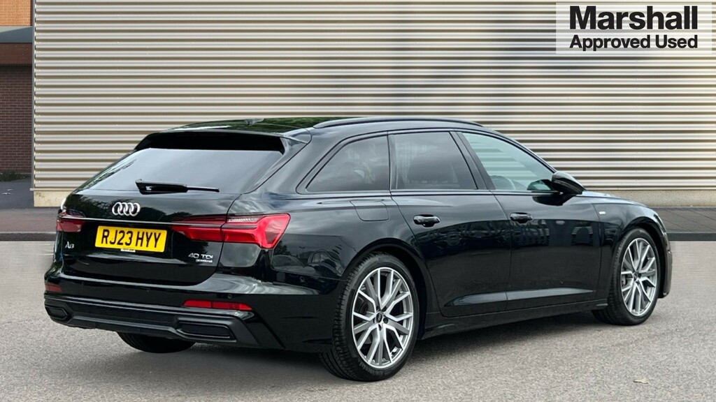 Audi A6 Avant A6 40 Tdi Quattro Black Edition S Tronic Tech RJ23HYY Black #3