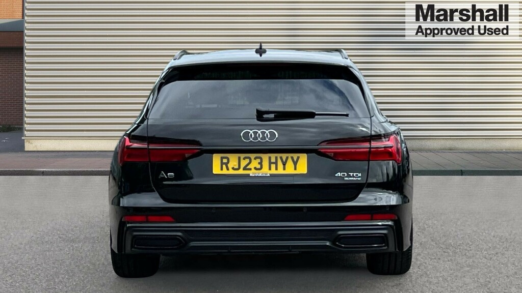 Audi A6 Avant A6 40 Tdi Quattro Black Edition S Tronic Tech RJ23HYY Black #4