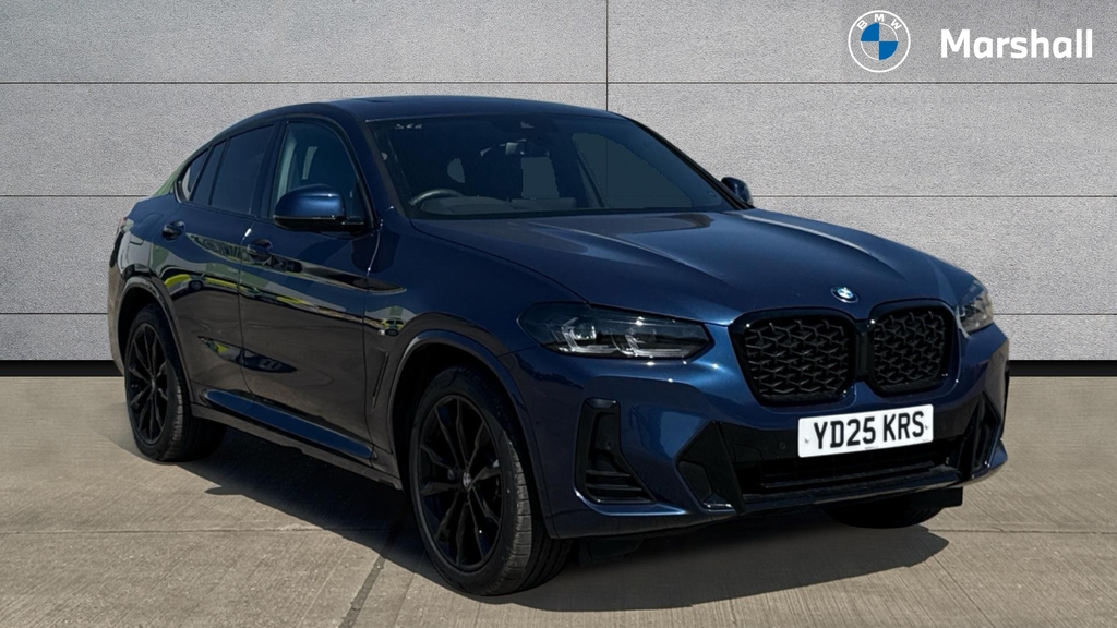BMW X4 X4 Xdrive20d Mht M Sport Step Techpro Blue