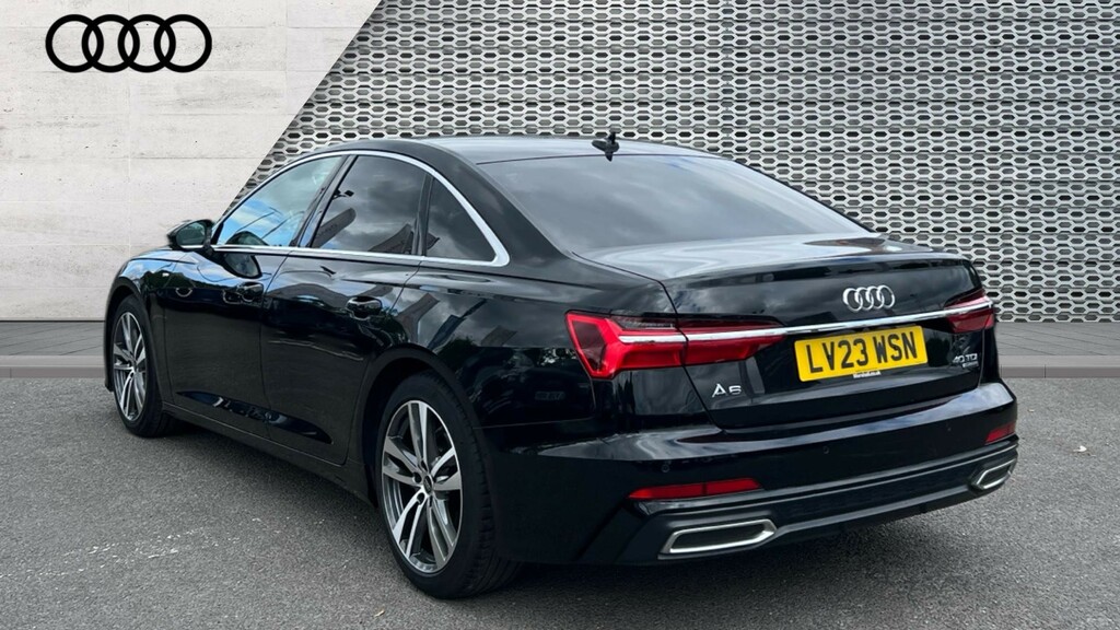 Audi A6 Saloon A6 40 Tdi Quattro S Line S Tronic Tech Pack LV23WSN Black #3