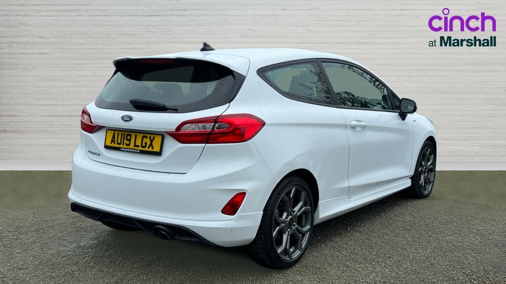 Ford Fiesta Fiesta 1.0 Ecoboost St-line AU19LGX White #3