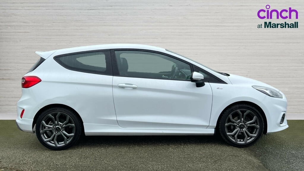Ford Fiesta Fiesta 1.0 Ecoboost St-line AU19LGX White #2