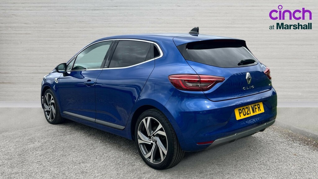 Renault Clio Clio 1.6 E-tech Hybrid 140 Rs Line PO21WFR Blue #5