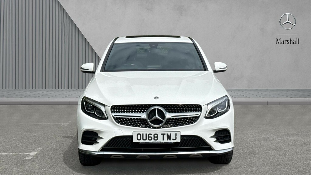 Mercedes-Benz GLC Class Glc Coupe Glc 250D 4Matic Amg Line Premium 9G- OU68TWJ White #6