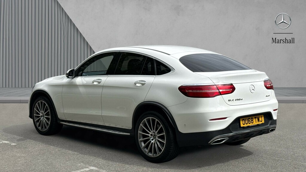 Mercedes-Benz GLC Class Glc Coupe Glc 250D 4Matic Amg Line Premium 9G- OU68TWJ White #2