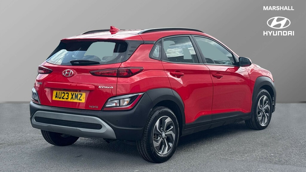 Hyundai Kona Kona 1.6 Gdi Hybrid Se Connect Dct AU23XMZ Red #3