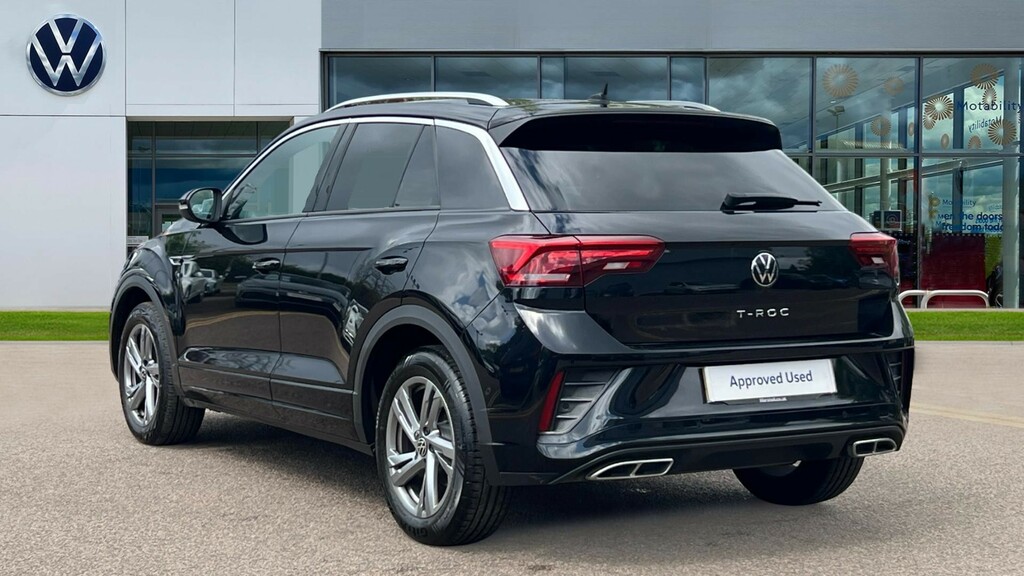 Volkswagen T-Roc T-roc 1.5 Tsi R-line Dsg KF72VTE Black #3