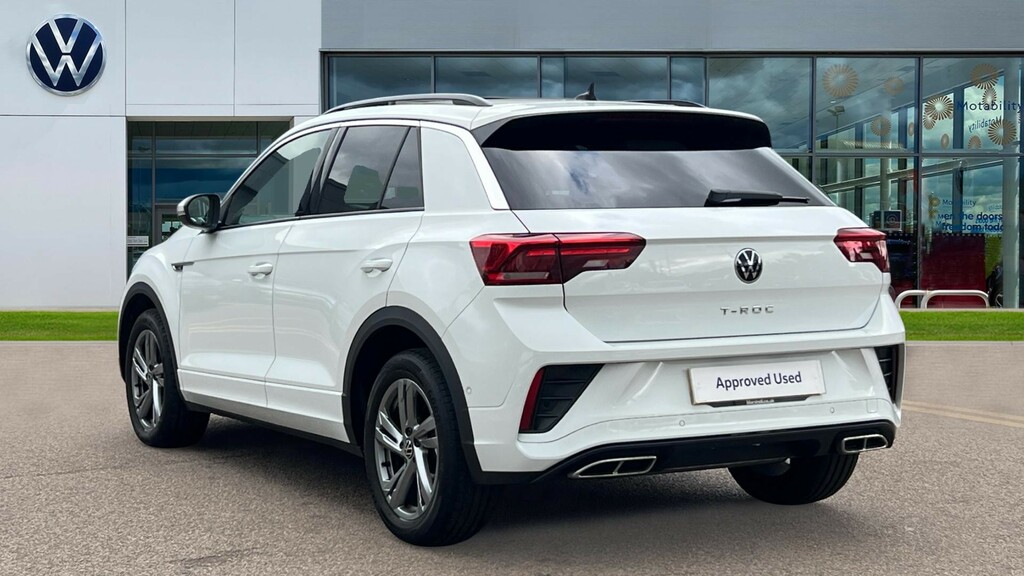 Volkswagen T-Roc T-roc 1.5 Tsi R-line Dsg YE23APF White #3