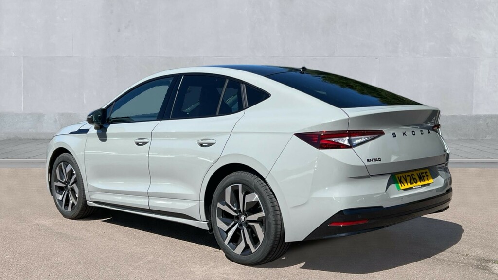 Skoda ENYAQ Skoda Enyaq Coupe 210Kw 85X Sportline 82Kwh 4X4 KY26MFF Grey #3
