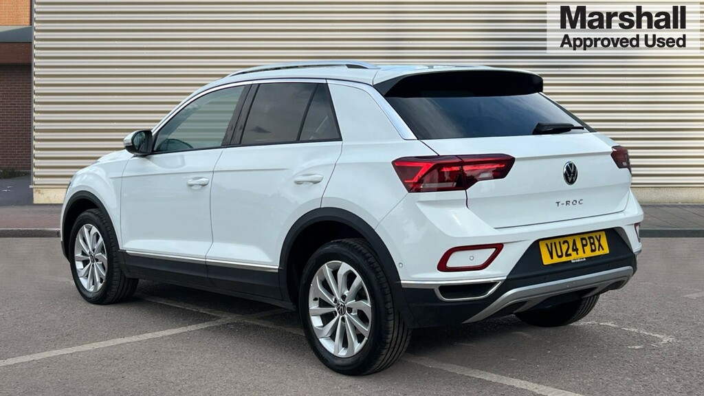 Volkswagen T-Roc T-roc 1.5 Tsi Style Dsg VU24PBX White #5