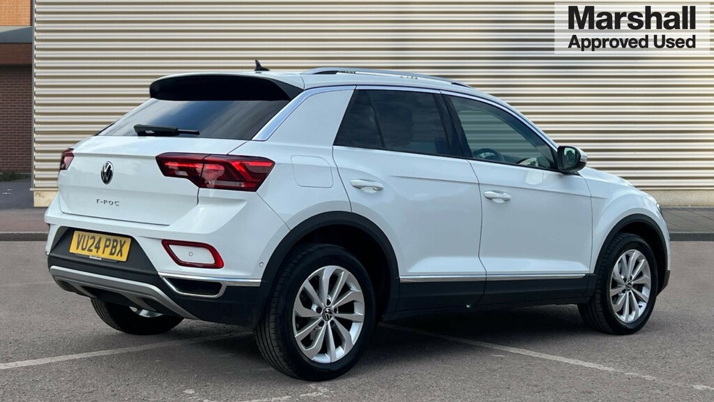 Volkswagen T-Roc T-roc 1.5 Tsi Style Dsg VU24PBX White #3
