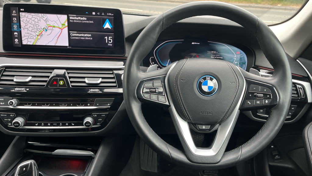 BMW 5 Series 5 Series 530E Se YD23ABW Black #5