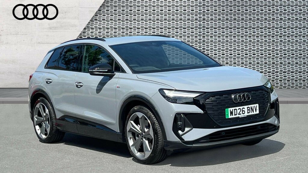 Audi Q4 E Tron Audi Q4 E-tron Estate 150Kw 40 63Kwh Black Edition Grey